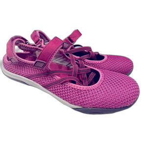 Eddie Bauer Women’s Motion MidLite Mesh Mary Jane’s SZ 7.5 Pink Beach Summer